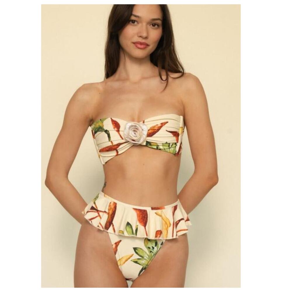 Montce Rooted Floral Tamarindo Ruffle Bottoms